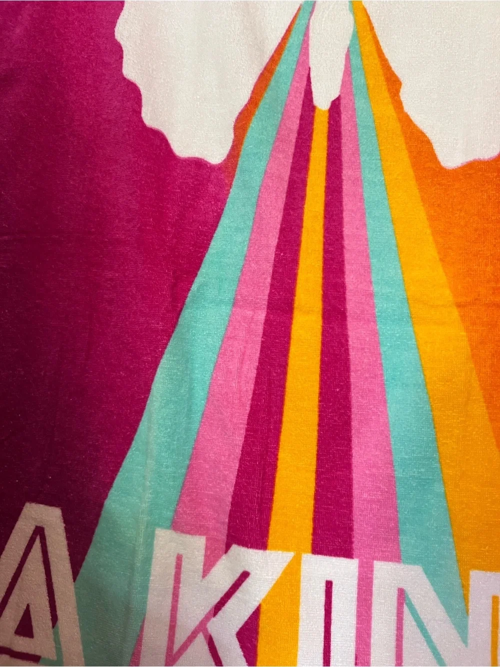 One Of A Kind Bright Butterfly Beach Towel -Great gift for girl!